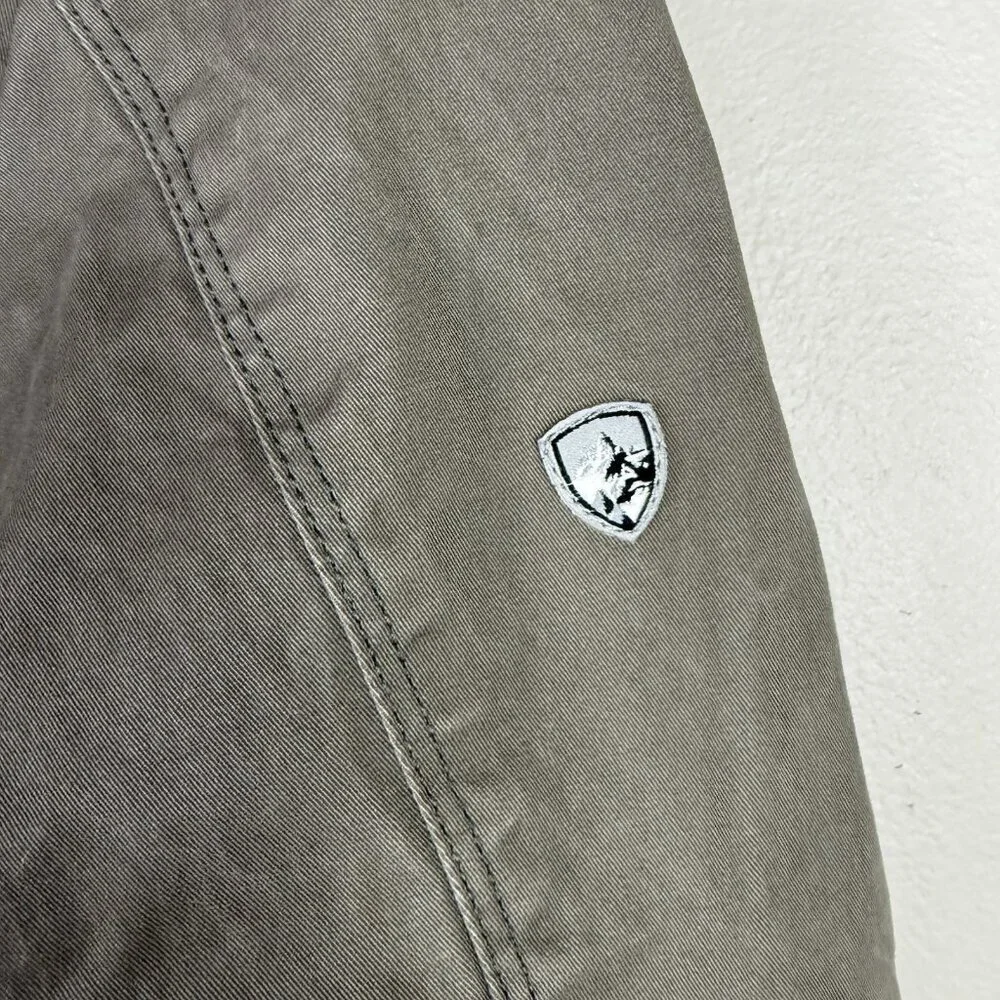 Kuhl Generatr Jacket Womens Small Olive Green Flannel Lined Utility Outdoor - Picture 5 of 9